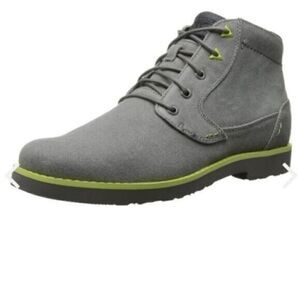 Teva Durban Waxed Boots Gray Green Lace Up